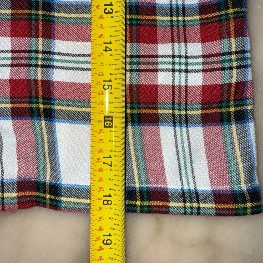 Old Navy Christmas pajama top plaid size 6-7 small